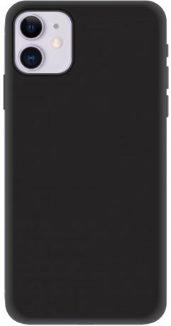 Клип-кейс Luxcase Liquid Silicone для Apple iPhone 11 (черный)