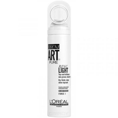 Спрей для блеска волос, без запаха, Tecni.Art Ring Light Pure 1, 150 мл
