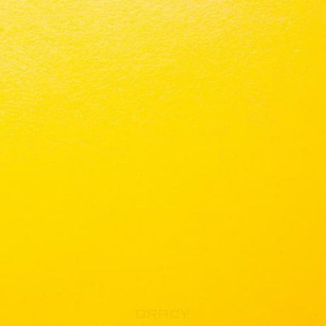 Имидж Мастер, Шкаф для парикмахерской №2 двойной со стеклом (25 цветов) Желтый