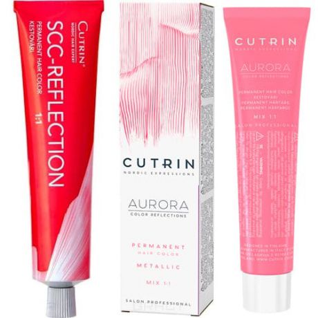 Cutrin, Кутрин краска для волос Aurora Аврора (SCC-Reflection) (палитра 97 оттенков), 60 мл 6.33 корица