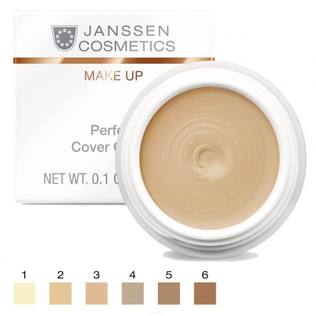 Janssen, Тональный крем - камуфляж Perfect Cover Cream (5 оттенков), 5 мл
