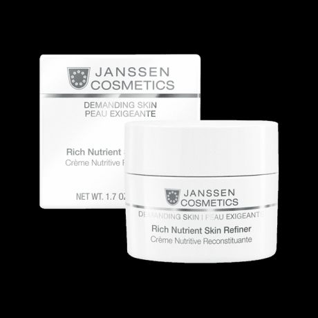 Janssen, Обогащенный дневной питательный крем Rich Nutrient Skin Refiner (SPF 15) Demanding Skin, 10 мл