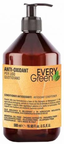 Dikson, Кондиционер Антиоксидант Everygreen Anti-Oxidant Condizionante Antiossidante, 500 мл