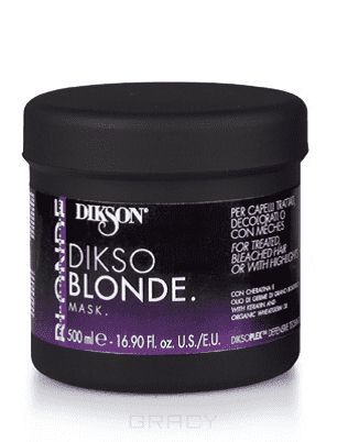 Dikson, Mаска для обработанных, обесцвеченных и мелированных волос Dikso Blonde Mask, 500 мл