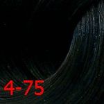 Estel, De Luxe Стойкая крем-краска для волос серии Эстель Silver, 60 мл (60 оттенков) 4/75 Шатен коричнево-красный