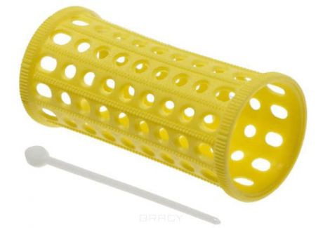 Sibel, Бигуди пластиковые 30 мм желтые, 10 шт./уп.