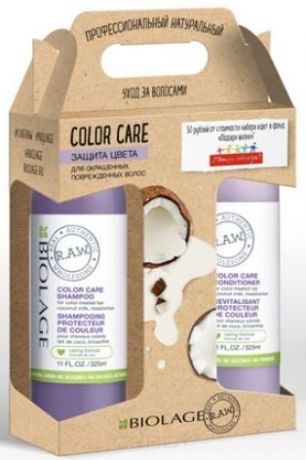 Matrix, Набор 2018 шампунь для окрашенных волос + Кондиционер Biolage R.A.W. Color Care, 325/325 мл
