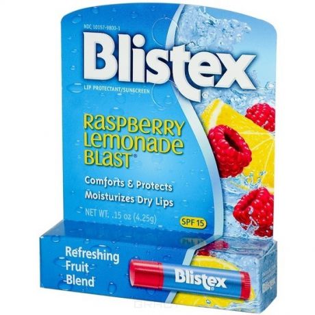 Blistex, Бальзам для губ малиновый лимонад Raspberry Lemonade Blast, 4 гр