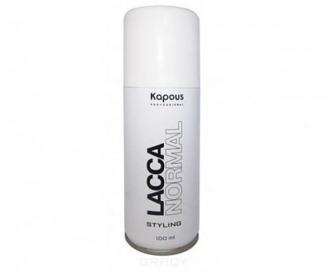 Kapous, Профессиональный лак для волос аэрозольный нормальной фиксации "Lacca Normal", 100 мл
