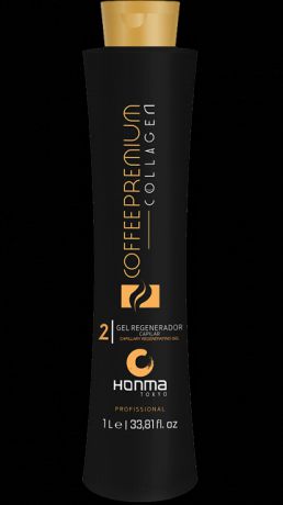 Honma Tokyo, Гелеобразный состав Coffee Premium Collagen Capillary Regenerating Gel, Шаг 2, 250 мл
