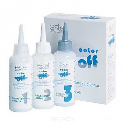 Estel, Service Line Эмульсия для удаления краски с волос Эстель Color Off Hair Color Remover, 3*120 мл