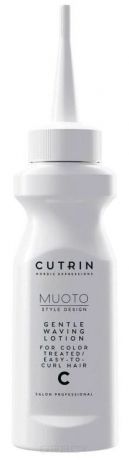 Cutrin, Состав для химии Лосьон С для окрашенных и легко поддающихся завивке волос Muoto Perm Gentle Waving, 75 мл