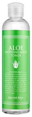 Secret Key, Aloe Soothing Moist Toner Увлажняющий тоник для лица с экстрактом алоэ, 248 мл