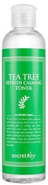 Secret Key, Tea Tree Refresh Calming Toner Освежающий тоник для лица с экстрактом чайного дерева, 248 мл