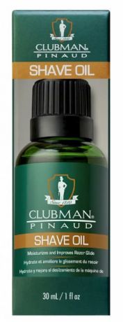 Clubman, Натуральное масло для бритья Shave Oil, 30 мл