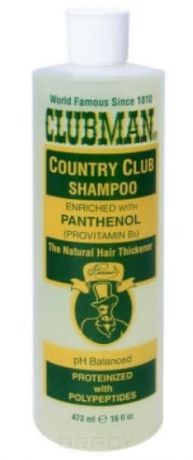 Clubman, Восстанавливающий шампунь для ежедневного применения Country Club Shampoo, 473 мл