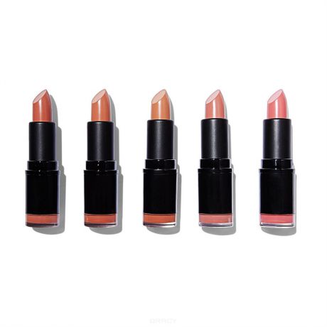 Revolution Pro, Набор из 5 помад для губ Lipstick Collection (4 вида), 5 шт, Bare