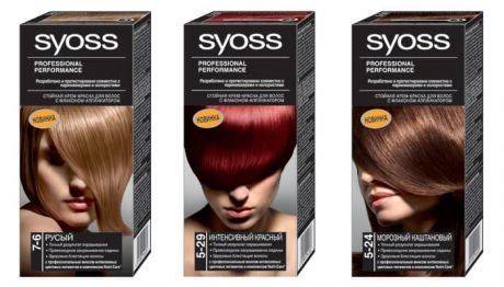 Syoss, Краска для волос Syoss Color Professional Performance (36 оттенка), 115 мл 6-8 Темно-русый