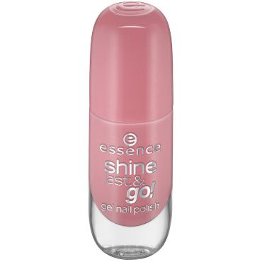 Essence, Лак для ногтей с эффектом геля Shine Last & Go, 8 мл (50 оттенков) №08, розовато-серый