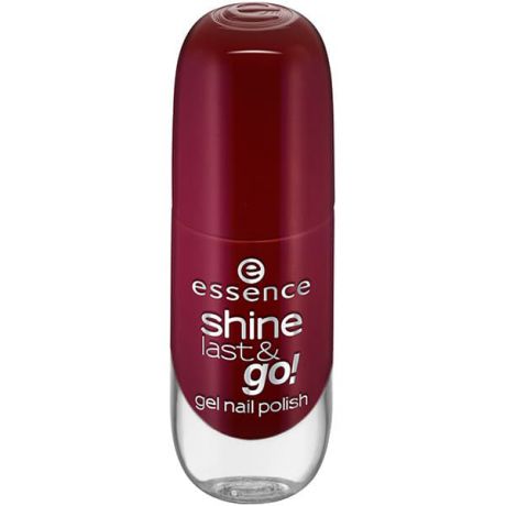 Essence, Лак для ногтей с эффектом геля Shine Last & Go, 8 мл (50 оттенков) №14, бордовый