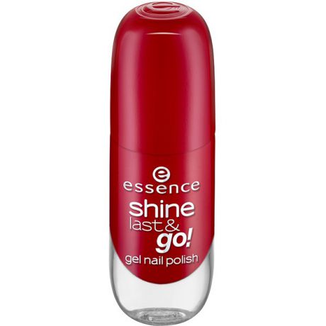 Essence, Лак для ногтей с эффектом геля Shine Last & Go, 8 мл (50 оттенков) №16, красный