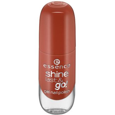Essence, Лак для ногтей с эффектом геля Shine Last & Go, 8 мл (50 оттенков) №18, карамельный