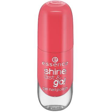 Essence, Лак для ногтей с эффектом геля Shine Last & Go, 8 мл (50 оттенков) №17, лососевый