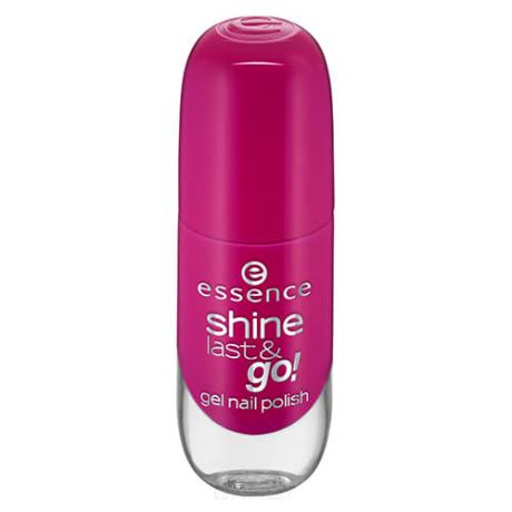 Essence, Лак для ногтей с эффектом геля Shine Last & Go, 8 мл (50 оттенков) №21, фуксия