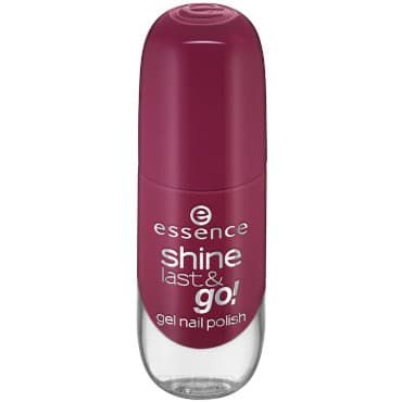 Essence, Лак для ногтей с эффектом геля Shine Last & Go, 8 мл (50 оттенков) №20, пурпурно-красный