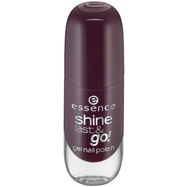 Essence, Лак для ногтей с эффектом геля Shine Last & Go, 8 мл (50 оттенков) №26, темный пурпурно-серый