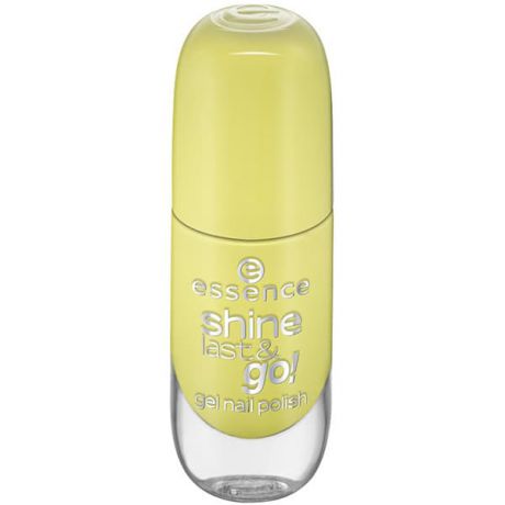 Essence, Лак для ногтей с эффектом геля Shine Last & Go, 8 мл (50 оттенков) №34, лимонный