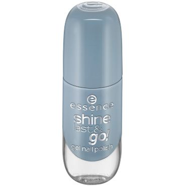 Essence, Лак для ногтей с эффектом геля Shine Last & Go, 8 мл (50 оттенков) №29, серо-голубой