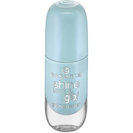 Essence, Лак для ногтей с эффектом геля Shine Last & Go, 8 мл (50 оттенков) №35, голубой