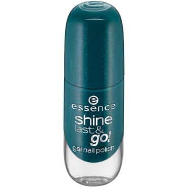 Essence, Лак для ногтей с эффектом геля Shine Last & Go, 8 мл (50 оттенков) №36, сине-зеленый