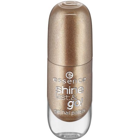 Essence, Лак для ногтей с эффектом геля Shine Last & Go, 8 мл (50 оттенков) №40, золотой