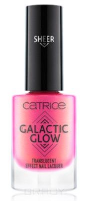 Catrice, Лак для ногтей Galactic Glow Translucent Effect Nail Lacquer (6 оттенков) 05 Watch Out! Universe Blaze