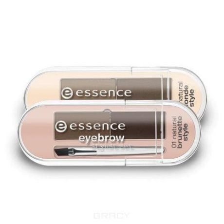 Essence, Набор для бровей Eyebrow Stylist Set, №01, для брюнеток