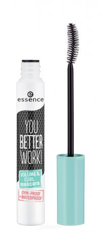 Essence, Тушь для ресниц You Better Work! Volume & Curl Mascara, 10 мл