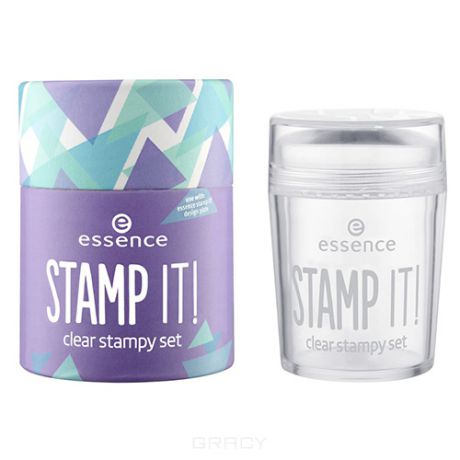 Essence, Набор для дизайна ногтей Stamp It! Clear Stampy Set