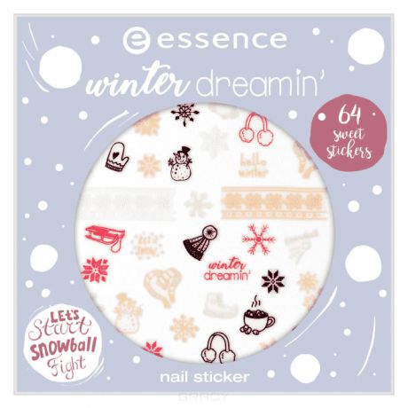 Essence, Наклейки для дизайна ногтей Winter Dreamin
