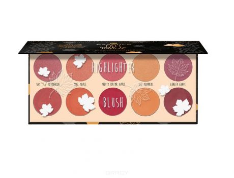 Палетка для макияжа Fall Back To Nature Highlighter & Blush Palette, 01 You’re So BeautiFALL