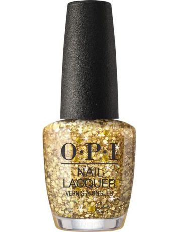 OPI, Лак для ногтей Nail Lacquer, 15 мл (221 цвет) Gold Key tot he Kingdom / Nutcracker
