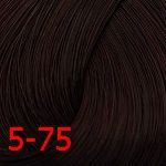 Estel, De Luxe Полуперманентная крем-краска для волос Эстель Sense, 60 мл (76 оттенков) 5/75 Светлый шатен коричнево-красный