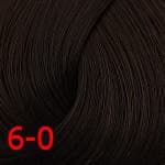 Estel, De Luxe Полуперманентная крем-краска для волос Эстель Sense, 60 мл (76 оттенков) 6/0 Темно-русый