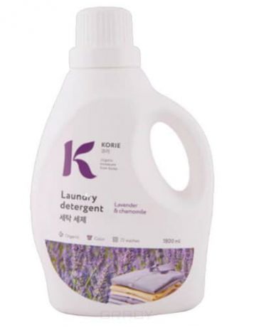 Korie, Laundry Detergent Lavender & Chamomile Средство для стирки Лаванда и ромашка, 1800 мл