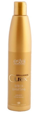 Estel, Curex Brilliance Блеск-шампунь для всех типов волос Эстель, 250 мл