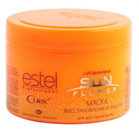 Estel, Curex Sunflower Маска для волос Восстановление и Защита с UV-фильтром Эстель Mask, 500 мл