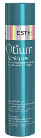 Estel, Otium Unique Шампунь для жирной кожи головы и сухих волос Эстель Purifying Shampoo, 250 мл