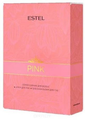 Estel, Chocolatier Набор для волос и тела Эстель Pink Chocolate Bar, 100/50/10 мл