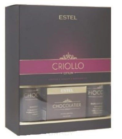 Estel, Chocolatier Набор для волос и тела Эстель Criollo, 250/200/65 мл